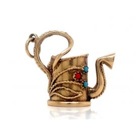 9ct Turquoise Coral Watering Can image