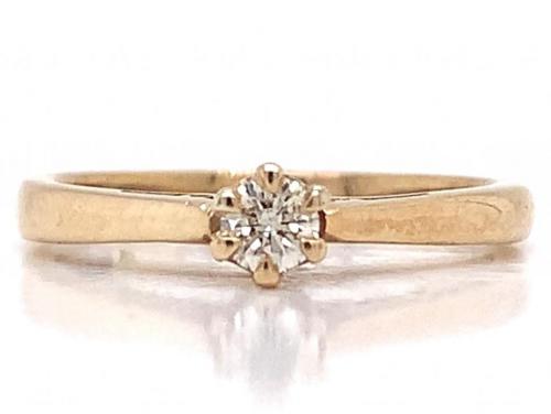 9ct Diamond Solitaire Ring image