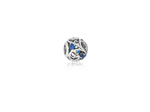 Evolve Stg CZ September Birthstone Bead image