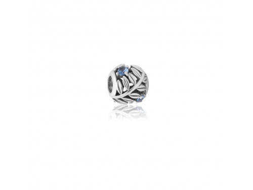 Evolve Stg CZ December Birthstone Bead image