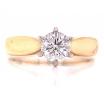 18ct Diamond Solitaire Ring TDW 0.62ct image