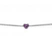 Stolen Girlfriends Club Love Claw Bracelet - Dark Amethyst image