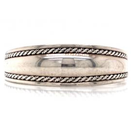 Sterling Silver Roped Cuff Bracelet image