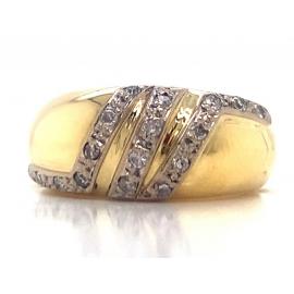 18ct Diamond Deco Dome Ring TDW 0.25ct image