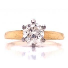 18ct Diamond Solitaire Ring TDW 0.94ct image