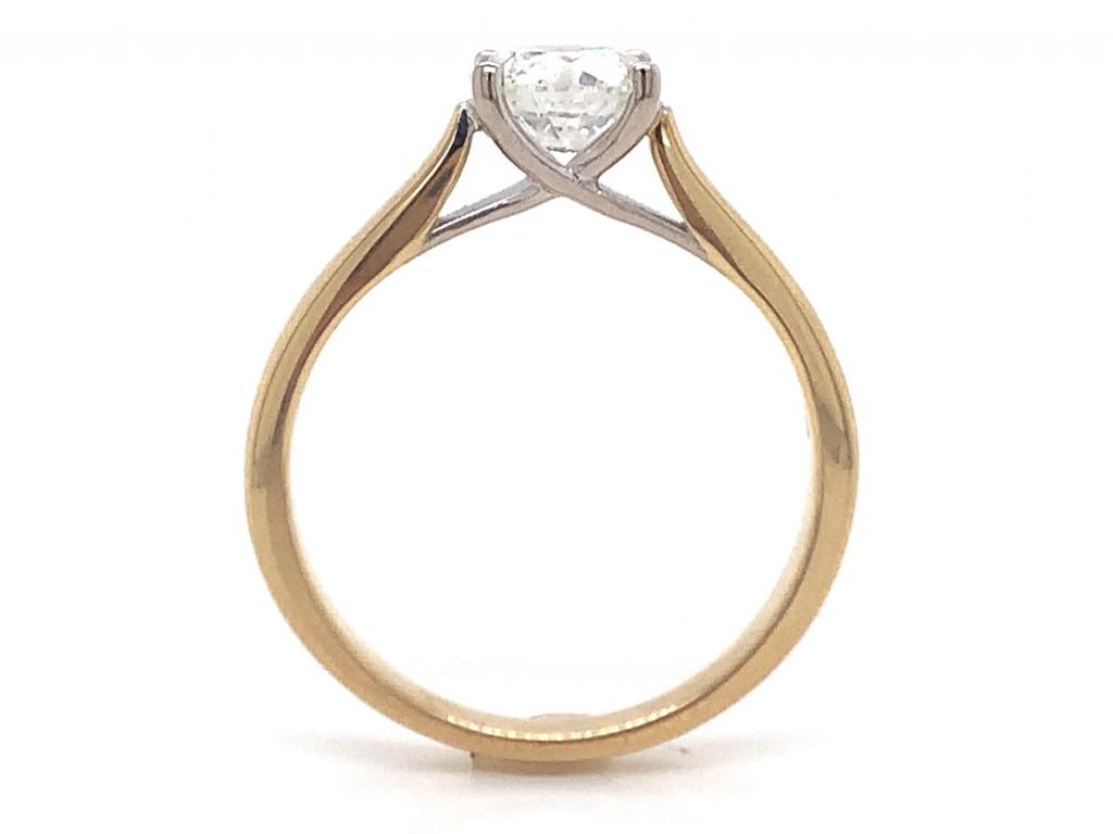 18ct diamond solitaire ring tdw 1