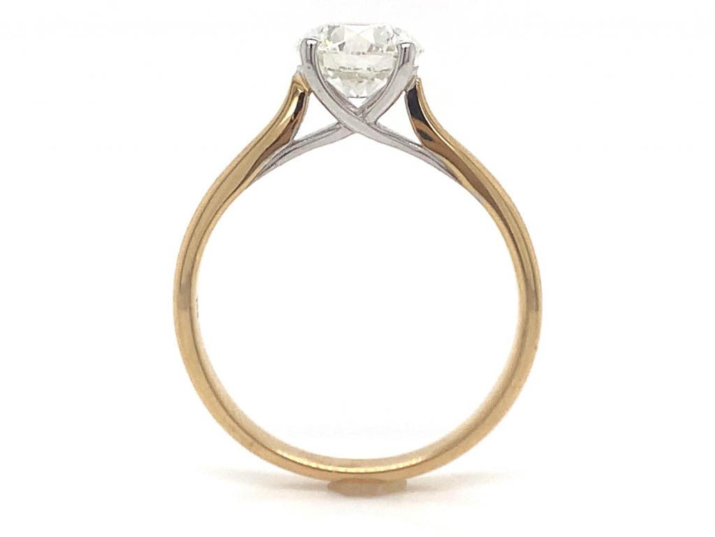 18ct diamond solitaire ring tdw 1